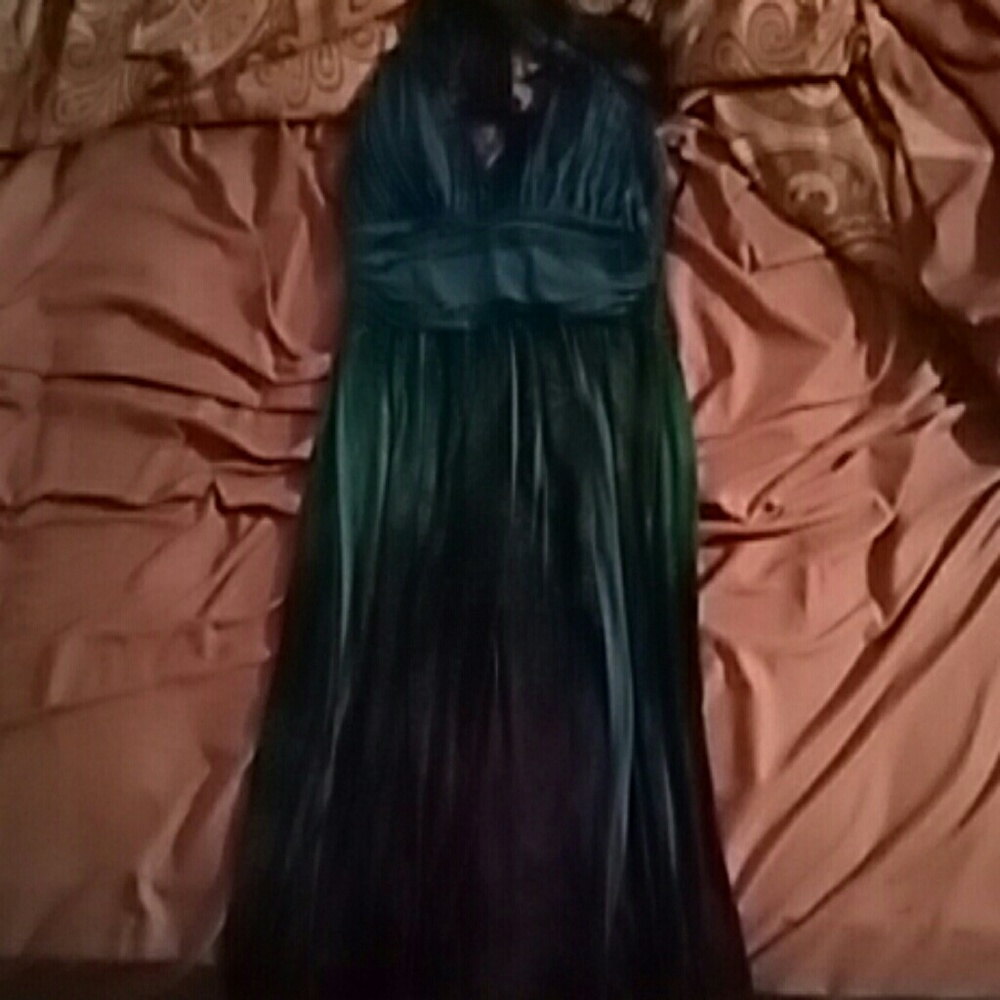 short dress. ties around neck.